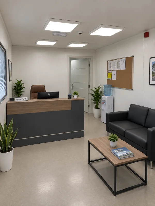Reception - office cabin